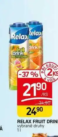 Flop RELAX FRUIT DRINK nabídka