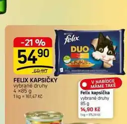 Flop FELIX KAPSIČKY vybrané druhy nabídka