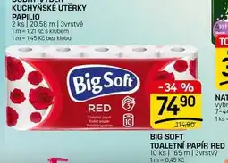 Flop BIG SOFT TOALETNÍ PAPÍR RED 10 ks 165 m | 3vrstvý nabídka