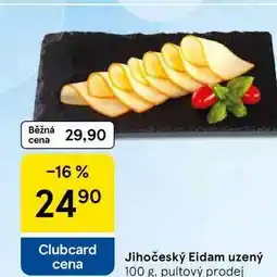 Tesco Jihočeský Eidam uzený nabídka