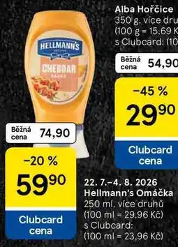 Tesco Hellmann's Omáčka nabídka