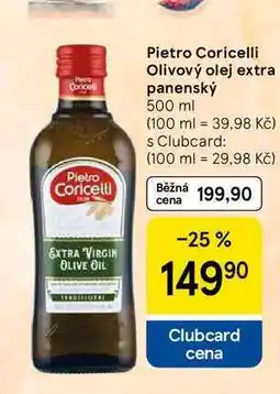 Tesco Pietro Coricelli Olivový olej extra panenský nabídka