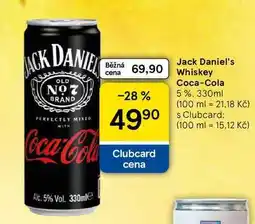 Tesco Jack Daniel's Whiskey Coca-Cola 5% nabídka