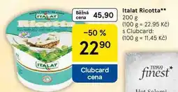 Tesco Italat Ricotta nabídka