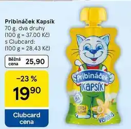 Tesco Pribináček Kapsík, 70 g, dva druhy nabídka