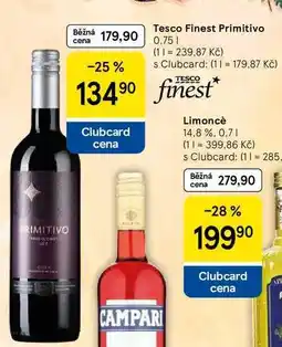 Tesco Tesco Finest Primitivo nabídka