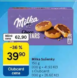 Tesco Milka sušenky nabídka