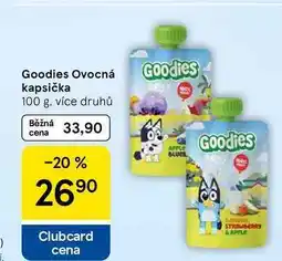 Tesco Goodies Ovocná kapsička nabídka