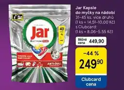 Tesco Jar Kapsle do myčky na nádobí, 31-45 ks, více druhů nabídka