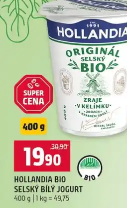 Terno Hollandia bio selský bílý jogurt nabídka