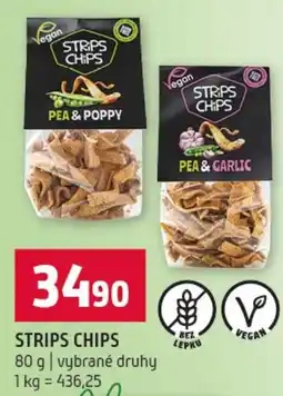 Terno Strips chips nabídka