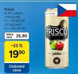 Tesco Frisco plech nabídka