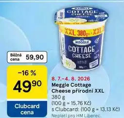 Tesco Meggle Cottage Cheese přírodní XXL nabídka