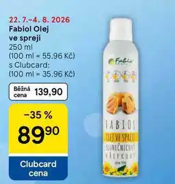 Tesco Fabiol Olej ve spreji nabídka
