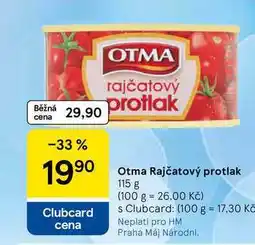 Tesco Otma Rajčatový protlak nabídka