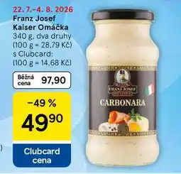Tesco Franz Josef Kaiser Omáčka nabídka