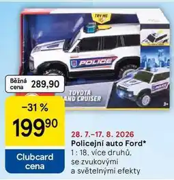 Tesco Policejní auto Ford, 1:18, více druhů. se zvukovými a světelnými efekty nabídka
