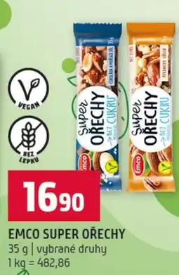 Terno Emco super ořechy nabídka