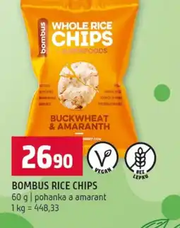 Terno Bombus rice chips nabídka