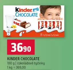 Terno Kinder chocolate nabídka