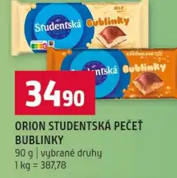Terno Orion studentská pečeť bublinky nabídka