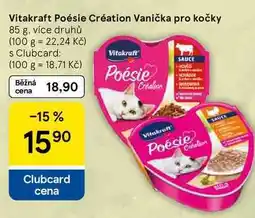 Tesco Vitakraft Poésie Création Vanička pro kočky, 85 g, více druhů nabídka