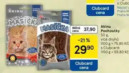 Tesco Akinu pochoutky nabídka
