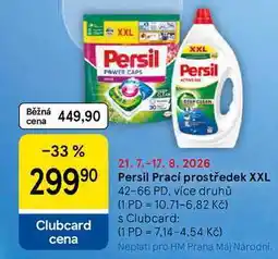 Tesco Persil Prací prostředek XXL, 42-66 PD nabídka
