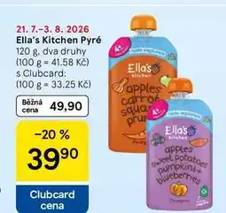 Tesco Ella's Kitchen Pyré, 120 g, dva druhy nabídka