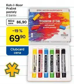 Tesco Koh-I-Noor Prašné pastely, 6 barev nabídka