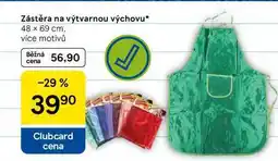 Tesco Zástěra na výtvarnou výchovu, 48 × 69 cm, více motivů nabídka