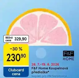 Tesco F&F Home Koupelnová předložka nabídka