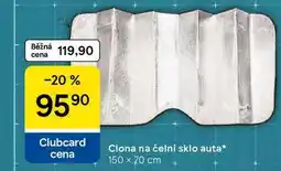 Tesco Clona na čelní sklo auta, 150 x 70 cm nabídka