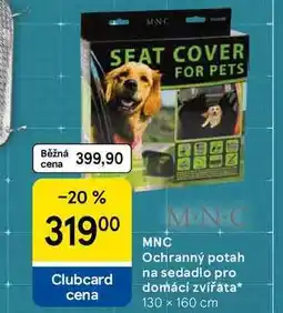 Tesco MNC Ochranný potah na sedadlo pro domácí zvířata, 130 x 160 cm nabídka