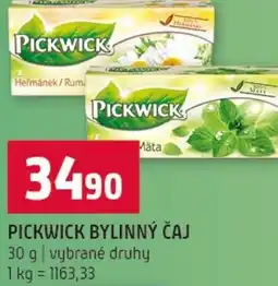 Terno Pickwick bylinný čaj nabídka