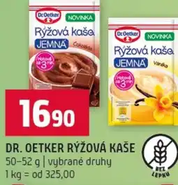 Terno Dr. Oetker rýžová kaše nabídka