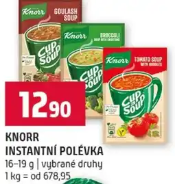 Terno Knorr instantní polévka nabídka
