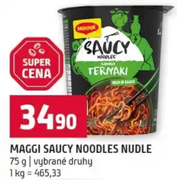 Terno Maggi saucy noodles nudle nabídka
