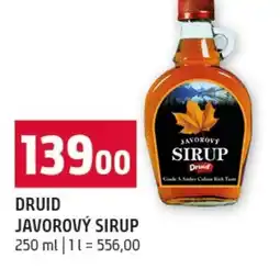 Terno Druid javorový sirup nabídka