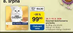 Tesco Gourmet Gold Konzervy pro kočky nabídka