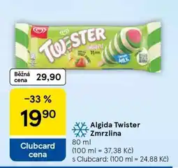 Tesco Algida Twister Zmrzlina nabídka