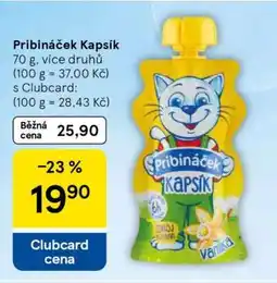 Tesco Pribináček kapsík nabídka