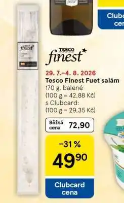 Tesco Tesco Finest Fuet salám nabídka