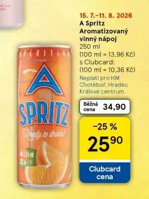 Tesco A Spritz nabídka