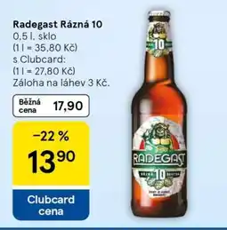 Tesco Radegast Rázná 10 nabídka