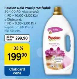 Tesco Passion Gold Prací prostředek nabídka