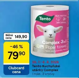 Tesco Tento Kuchyňské utěrky Complex nabídka