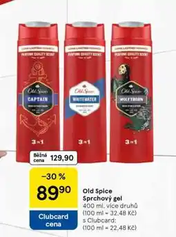 Tesco Old Spice sprchový gel nabídka