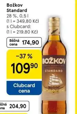 Tesco BOŽKOV STANDARD nabídka