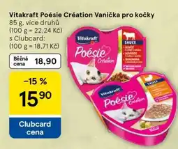 Tesco Vitakraft Poésie Création Vaníčka pro kočky nabídka
